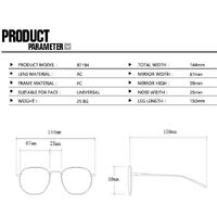 Plastic glasses with blue light protection for women 97194-PN