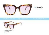 Plastic acetate frames polarized sunglasses WD6019