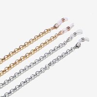 Metal non-slip chain, 2 piece set with gold and silver colored, for glasses and masks GM080