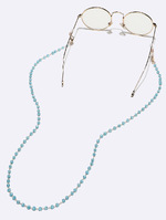 Glasses chain with beads and crystals GL1330