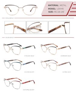 Оправа металлическая с флексом LE6445-DA