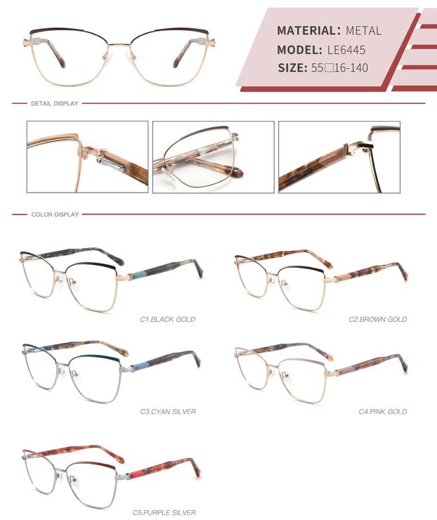 Metal frame with spring hinges LE6445-DA