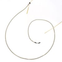 Металлическая нескользящая цепочка бронзового цвета, для очков и масок GL381