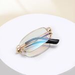 Металлические очки для чтения, складные, с защитой Blue Ray Cut, диоптрии от +1.00 до +4.00, KY2405