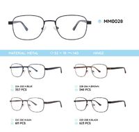 Metal men's frames for glasses MM0028