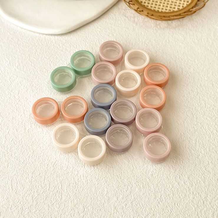 Containers for contact lens case JM-M包边双联盒