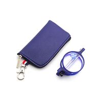 Plastic reading pince-nez glasses with case folding 6032, diopters from +1.00 to +3.50, RMC=62-64