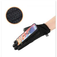 Перчатки нейлоновые нескользящие ветрозащитные морозостойкие водонепроницаемые для занятий спортом D-ST-23704