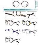 Plastic frames for glasses, acetate lamination with spring hinges Big City BL-2835