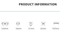 Очки пластиковые TR90 с защитой от синего света Blue Block FENQI F30098