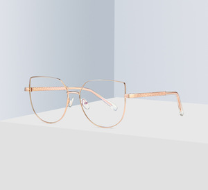Metal blue blocker frames for glasses MORE 3007