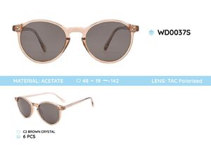 Acetate frames polarized sunglasses WD0037S