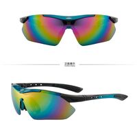 Safety shockproof windproof tactical semi-rimless goggles T9138 (7877)