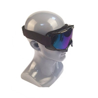 Double anti-fog anti-ultraviolet large spherical panoramic ski goggles HQ600