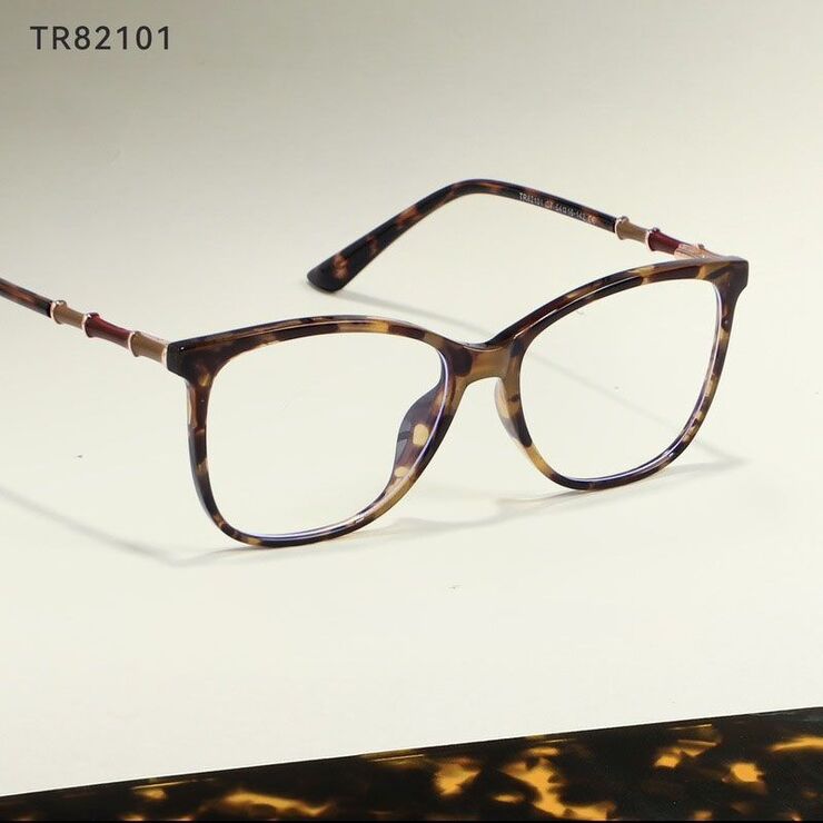 TR90 plastic frame with Blue Ray Cut protection lenses and flex MAMO TR82101