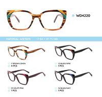 Plastic acetate eyeglasses frame for women WD4220