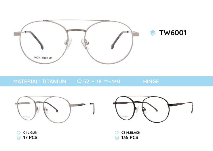Titanium frames TW6001