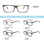 Plastic acetate eyeglasses frame for men with spring hinges WD1537