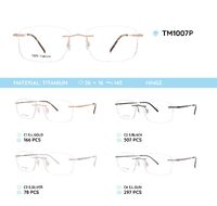 Titanium frames rimless TM1007P