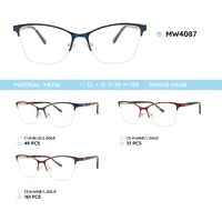 Metal nylor women's frame for glasses MW4087