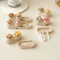 Mini soft contact lens kit retractable W-CT25米盒杯熊