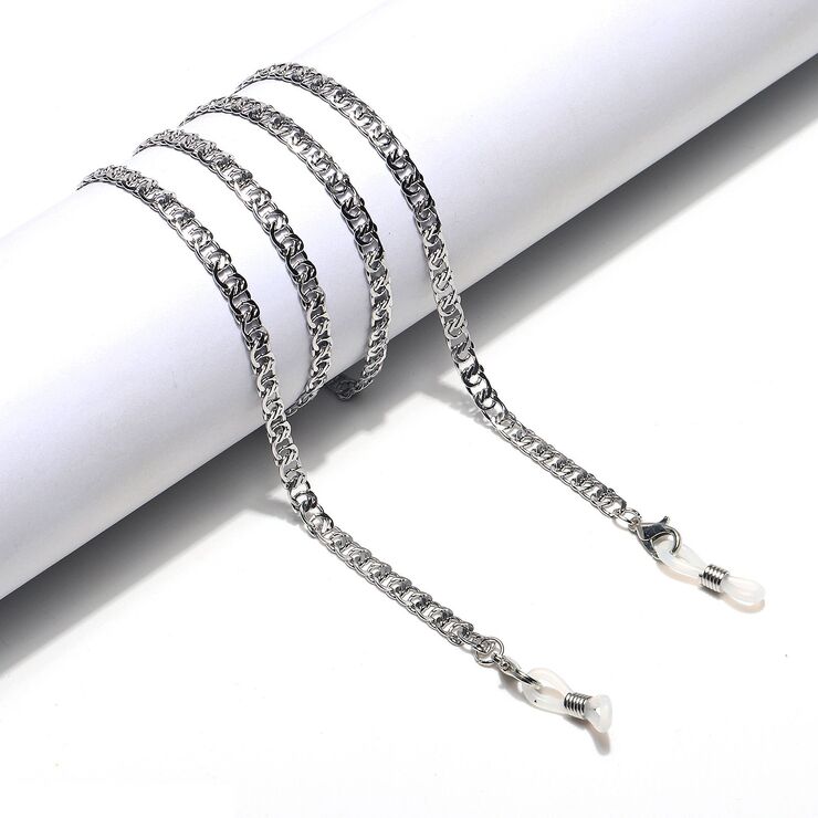 Металлическая нескользящая цепочка из нержавеющей стали, для очков и масок GS056