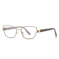 Metal + TR90 plastic Blue Blocker glasses frame for women with UV and blue light protection lenses More FCS3167