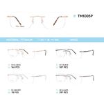 Titanium frames rimless TM1005P