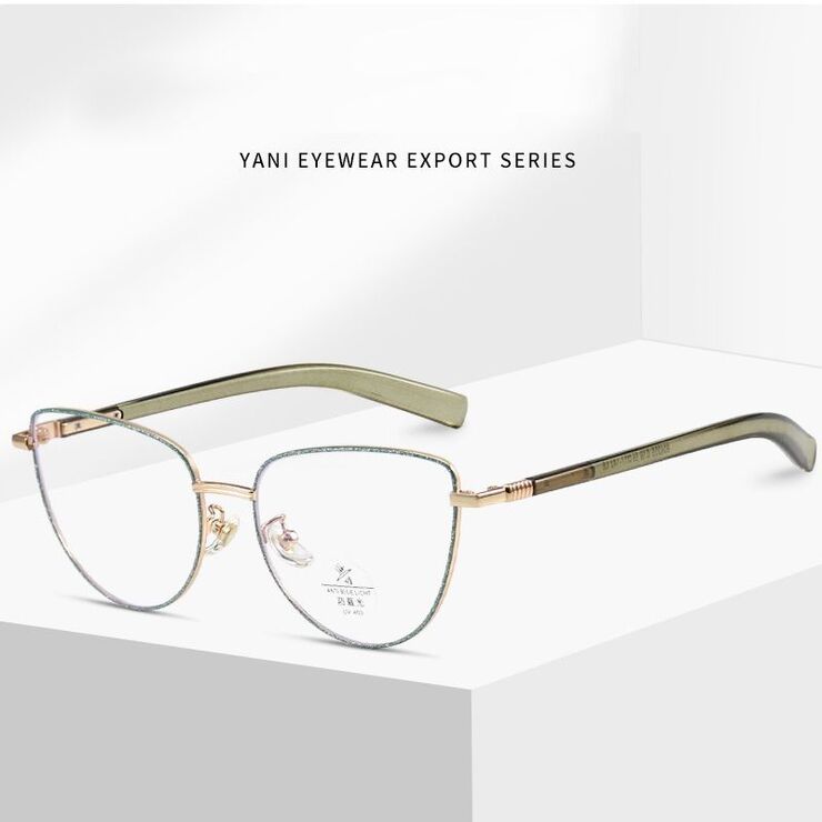 Metal frames with Blue Ray Cut lenses MAMO B26205