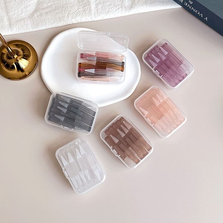 Set of 10 mini soft contact lens kits JM夹十个装透明