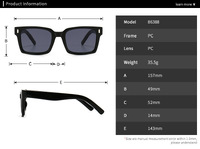 Sunglasses Elit square glamorous 86388