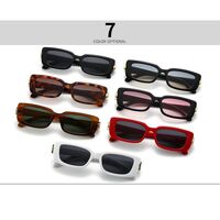 Plastic sunglasses in narrow retro square frame Elit LH136-EL