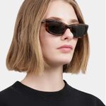 Plastic retro square sunglasses Elit 658-EL