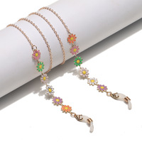 Black metal glasses chain GL1420