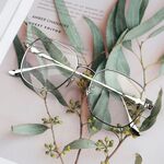 Metal eyeglasses Blue ray cut KY0920 with case