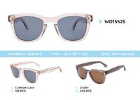 Plastic acetate frame polarized sunglasses WD1552S