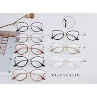 Combined frame (metal + TR90) with Blue Ray Cut protection lenses MAMO S11868