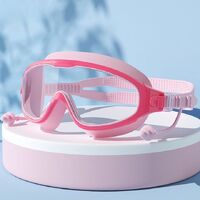 Swimming waterproof anti-fog goggles for kids (3-14 years), with earplugs and box, CF030-YU