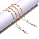 Glasses chain with white flower pearl GL1191