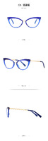 Plastic frames for glasses TR90+CA material (flex hinges) FOCUS FCS2064
