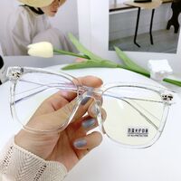 Hybrid frame, metal + TR90, with Blue Block coating SANTA K8003-1