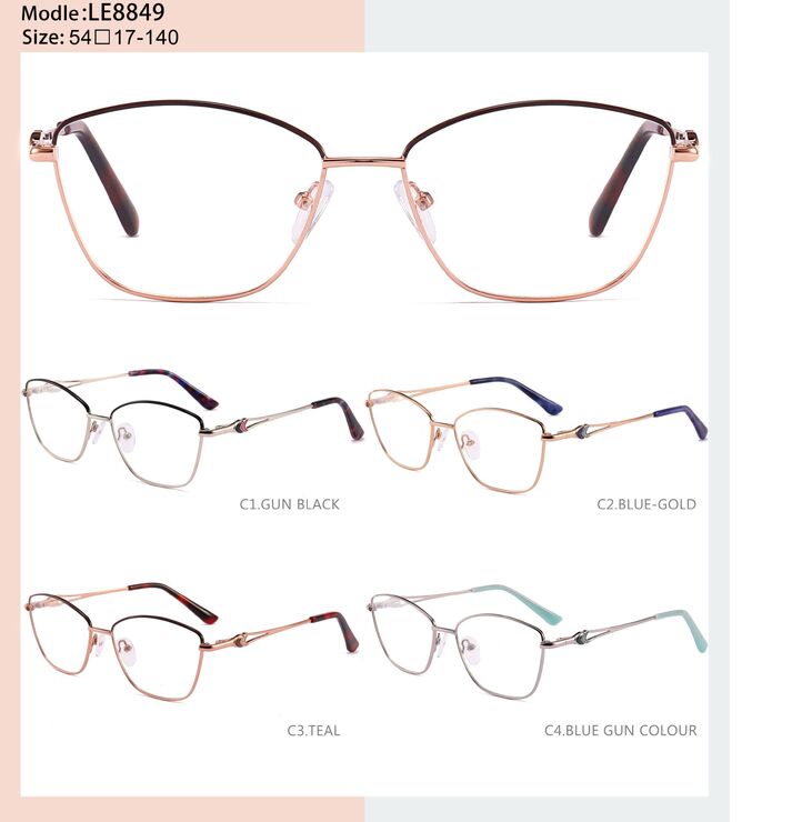 Оправа металлическая с флексом LE8849-DA