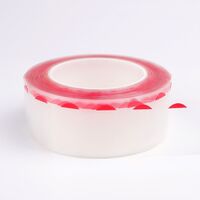 Липкий сегмент (липучки, слиперы, противоскользящие накладки для блокировки оптических линз) для линз, с красным краем, 1000 штук