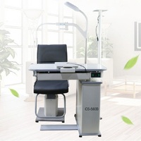 Ophthalmologist workstation, combined table + chair CS-560B, tabletop 980*490 mm
