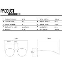 Plastic glasses with blue light protection for women 8179-PN