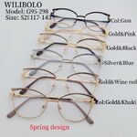 Metal ultrathin women's frames with spring hinges Wilibolo G95-298