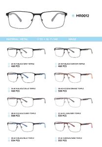 Металлическая оправа с дужками из материала TR-90 MR0012