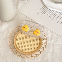 Mini soft contact lens XF208爱心五角蓝云