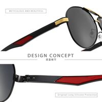 Polarized aluminum-magnesium sunglasses with UV400 protection 3000-2-GT