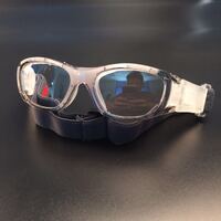Wind and sand proof double lens black goggles 030A